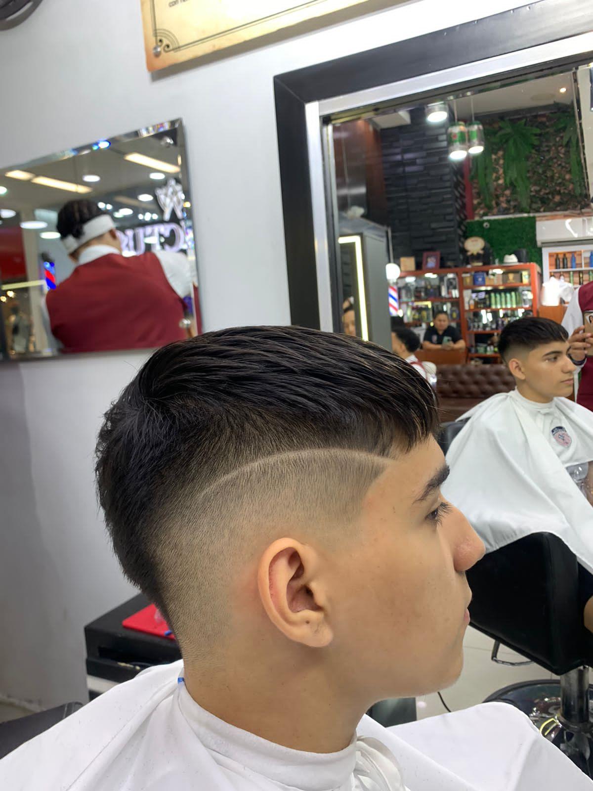 Corte degradado con línea